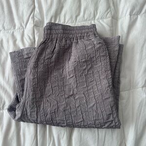 Current air boutique grey textured pants